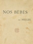 After Paul Cesar Helleu 'Nos Bebes', hardback book published by H. Bouquet, Paris, 14.5
