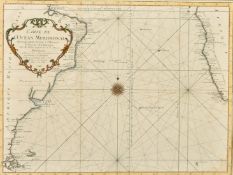 Bellin, 'Carte de L'Ocean Meridional Dressee pour Servir a l'Histoire Generale des Voyages', outline