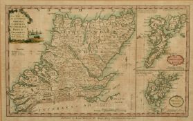 John Harrison, a late 18th Century map of Great Britain, along with 'A New Map of The Counties Of