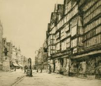 Dorothy Sweet (active 1920-1929) British, etching of 'Holborn' signed in pencil, 8