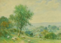Roberto Angelo Kitterminster Marshall (1849-1926) British. 'Distant South Downs from Warbleton,