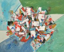 Alexandre Istrati (1915-1991) French/Romanian, untitled abstract composition, signed and dated