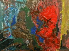 Hans Zern Zeroo (b.1943) German, an untitled abstract composition, oil on board, signed and