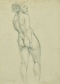 James Arden Grant (1887-1974) British, Study of a female nude, pencil, signed and dated 1922, 14.