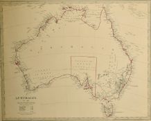 A Group of five 19th Century maps of Australia, 3 of them of NSW, 12.5
