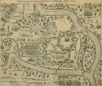Belagerung und Einnehmun der Stadt und Vestung Manheim Anno 1622, a 17th Century engraving of the