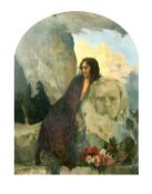 Gottlieb Theodor Von Kempf / Kempf-Hartenkampf (1871-1964) Austrian, A Homage to Beethoven, a figure