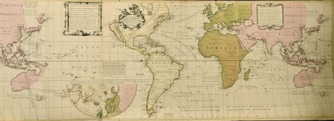 Edmond Halley, 'Nova & Accuratissima Totius Terrarum Orbis Tabula Nautica Variationum Magneticarum