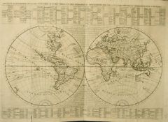 Henry Chatelain, 'Nouveaux Mappemonde ou Globe Terrestre avec des Tables et des Remarques pour