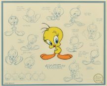 Warner Brothers Inc. 1991, 'Tweety', model series, hand painted animation art, by Bob Clampett,