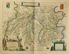 Willem Blaeu, 'Fossa Sanctae Mariae, quae et Eugeniana Dicitur vulgo de Nieuwe Grift', a hand-