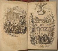 [DICKENS (Charles)] Sketches by BOZ,...The Second Edition, 2 vols., 12mo, vol. 1: frontis., add.
