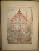 [ARCHITECTURE] RIVOALEN, La Brique Moderne, folio, 63 of 64 plates, loose in portfolio (as a