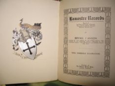 [GENEALOGY] L'ANSON (B.) Banastre Records,4to, plates, clo., (dampstained), L., Private Press,