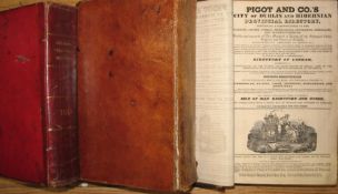 [IRELAND] PIGOT and Co's City of Dublin and Hibernian Provincial Directory ...., 8vo, folding h-