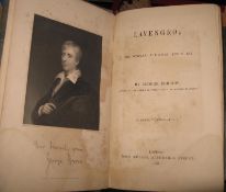 BORROW (George) Lavengro, 3 vols., 8vo, original cloth (worn), L., 1851; & an odd vol. of 