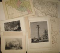 ITALY, q. of prints & maps (Q).