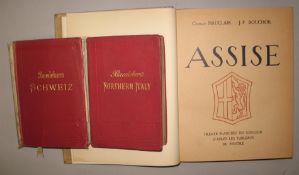 [TRAVEL] MAUCLAIR & BOUCHOIR, Assise, Trente Planches en Couleur apres . . . David Burnand, 8vo,