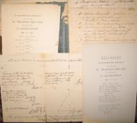 [GENEALOGIE] small black scrapbook; ms. researches, printed ephemera etc. French (1).