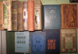 ART NOUVEAU cloth bindings, 8; & 8 other misc. vols. (16).