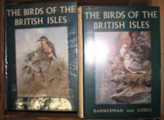 [ORNITHOLOGY] BANNERMAN & LODGE, Birds of the British Isles, 12 vols., 4to plates, clo., d.w.'s, 1st