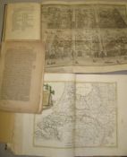 Histoire des Grands Chemins de l'Empire Romain, 1728, defective; an incomplete Atlas, and a bound