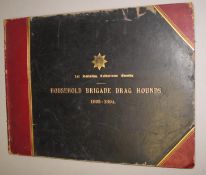 [MARKER (R.)] 1st Batt. Coldstream Guards. Household Brigade Drag Hounds, 1893-1894, obl. folio,