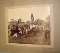 PHOTOGRAPHY, mounted farmyard scene by THOMAS RUSSELL, Southgate, CHICHESTER, 7.5 x 9 inches [I],