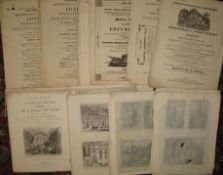 [LONDON PRINTS] coll'n of part issues & loose plates for Shepherd's Metropolitan Improvements, 