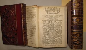 TALLIS'S Illustrated London, 2 vols, 8vo, incomplete, half-morocco, L., n.d.; CAMDEN, Britannia, (