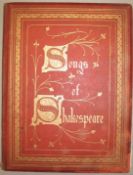 HOSKYNS ABRAHALL (H. C.) Songs of Shakespeare, 4to, 12 chromo ff., (loose) cloth gilt, L., A.