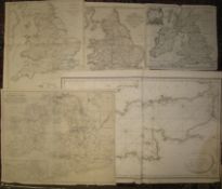 [MAPS] Carte Reduite de La Manche; Map Exhibiting the Navigable Rivers, the Completed & Proposed