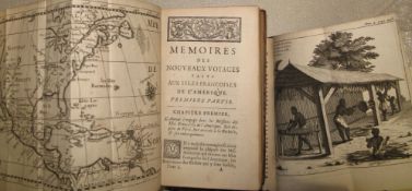[TRAVEL] CAVALIER (Guillaume) Nouveau Voyage aux Isles de l'Amerique, 6 vols (vol. 2 from another