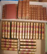 [BINDINGS] The Fireside Dickens, 23 vols., 8vo, quarter calf, L., n.d.; Waverley Novels, 24 vols.,