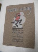 ENGLAND (F.) Maori Legends, 4to, illus. booklet, Auckland, n.d.