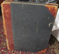 SCRAP BOOK, a large almost empty album.