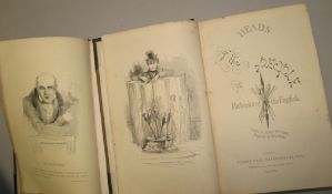 THACKERAY (W.), LEIGH HUNT, & other authors; MEADOWS (Kenny) artist: Heads of the People, or,