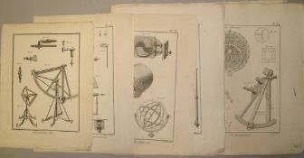 ASTRONOMICAL INSTRUMENTS, coll'n of engravings, loose (30).