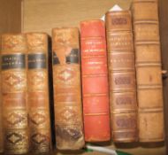 BINDINGS, 5 misc. leatherbound (5).