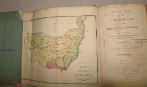 [AGRICULTURE etc.] General View of the Agriculture of the County of Suffolk, 8vo, folding map & 2