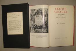 RUSSELL (K.) British Anatomy 1525-1800. A Bibliography, 678/750 copies, cloth, slipcase,