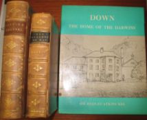 DARWIN (Charles) Journal of Researches, 8vo, illus., calf, L., 1890; Descent of Man, 8vo, half calf,