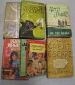 SHUTE (Nevil) On the Beach, 8vo, clo., d.w., 1st Edn., L., 1957; BRICKHILL (P.) The Great Escape,