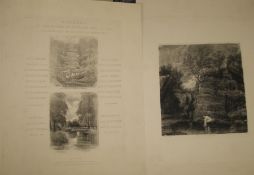 LEWIS (F. C.) a collection of title-pages and plates, unbound, for his 