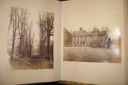 PHOTOGRAPH ALBUM, late 19th c. folio, UK topographical, & some loose (1).