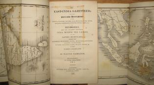 [EAST INDIA] HAMILTON (W.), The East-India Gazetteer, 2 vols., 8vo, 2 folding map frontispieces,