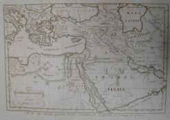 [ATLAS] CALMET, Atlante per la Storia dell Antico Nuovo Testament, folio, title & 9 maps, cloth,