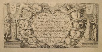 LEOPOLD (J. C.) Biblischen Figur-Spruchen, vol. 1 only, obl. folio, 247/250 images, disbound,