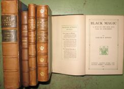 [OCCULT FICTION] BOWEN (Marjorie) Black Magic, 8vo, half calf by Morrell, 1st Edn., L., 1909;