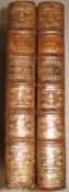[BINDINGS] ROBERTSON, L'Histoire de l'Amerique, 2 vols, 4to, text only, contemp. calf gilt, Paris,